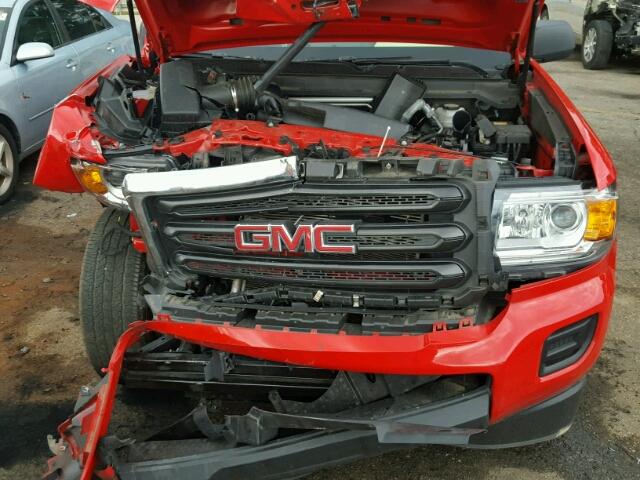 1GTG5BEA5G1308900 - 2016 GMC CANYON RED photo 7