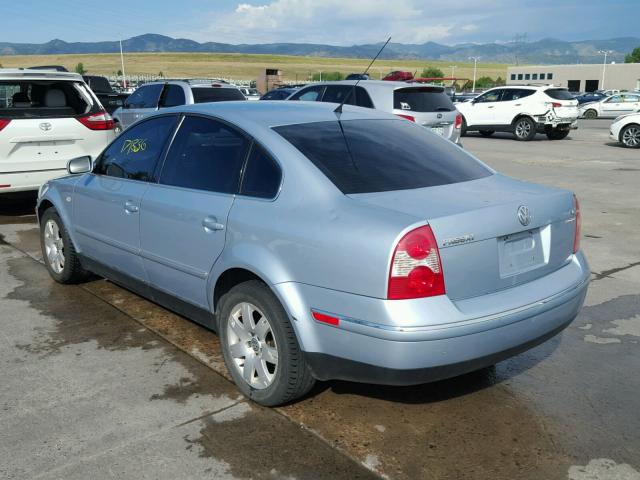 WVWTH63B53P033691 - 2003 VOLKSWAGEN PASSAT GLX 蓝色 照片 3