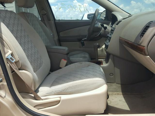 1G1ZT54835F105141 - 2005 CHEVROLET MALIBU LS 金色 照片 5