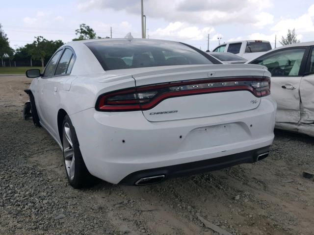 2C3CDXCT0JH179559 - 2018 DODGE CHARGER R/ WHITE photo 3