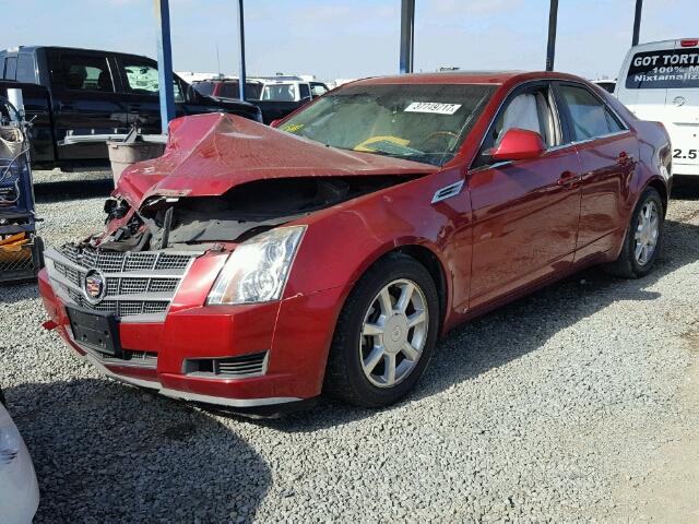 1G6DT57V180184127 - 2008 CADILLAC CTS HI FEA RED photo 2