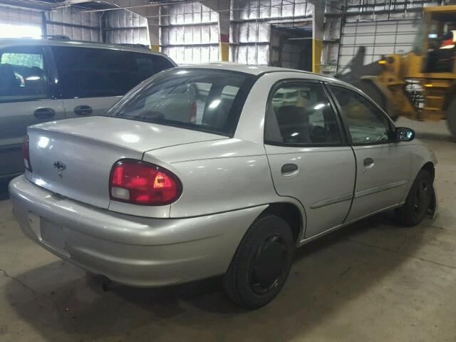 2C1MR522816710868 - 2001 CHEVROLET METRO LSI BLUE photo 4