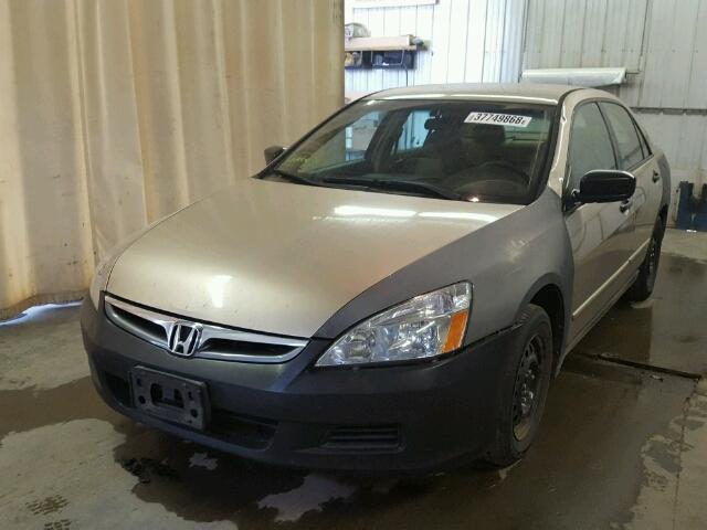 1HGCM56117A103464 - 2007 HONDA ACCORD VAL TAN photo 2