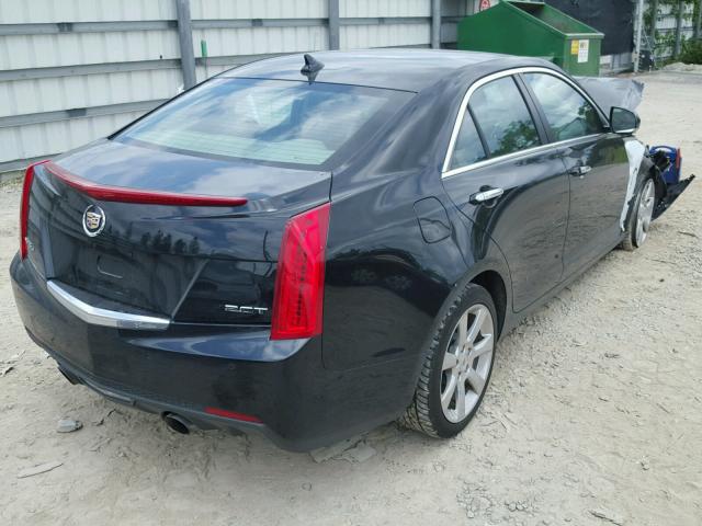 1G6AH5RX0E0159217 - 2014 CADILLAC ATS LUXURY BLACK photo 4