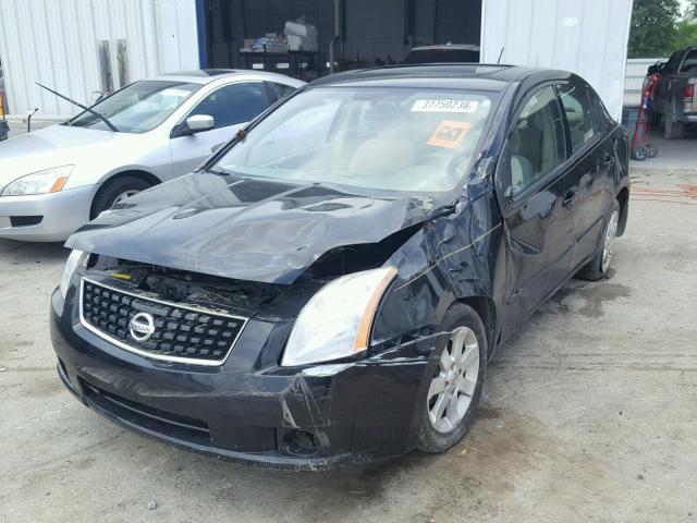 3N1AB61E78L683182 - 2008 NISSAN SENTRA 2.0 BLACK photo 2