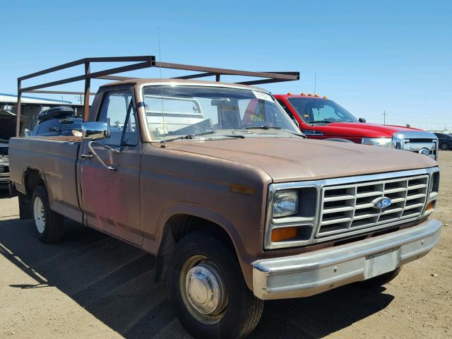 1FTEF25G7CPA64294 - 1982 FORD F250 BROWN photo 1