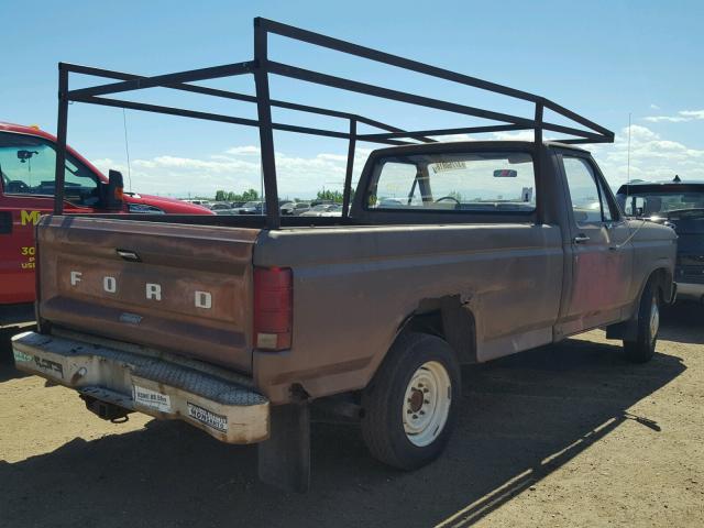 1FTEF25G7CPA64294 - 1982 FORD F250 BROWN photo 4