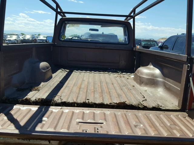 1FTEF25G7CPA64294 - 1982 FORD F250 BROWN photo 6