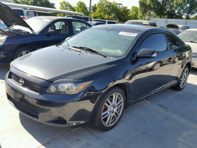 JTKDE167280248610 - 2008 TOYOTA SCION TC BLACK photo 2