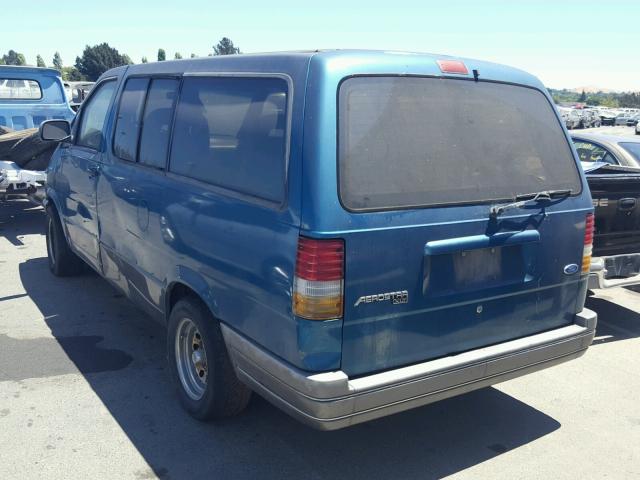 1FMDA31X5PZC44983 - 1993 FORD AEROSTAR GREEN photo 3