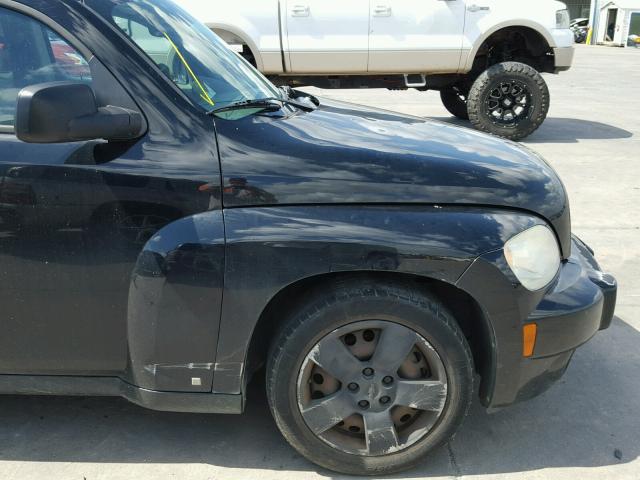 3GNDA13D97S624781 - 2007 CHEVROLET HHR LS BLACK photo 10