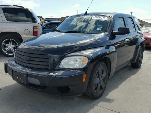 3GNDA13D97S624781 - 2007 CHEVROLET HHR LS BLACK photo 2