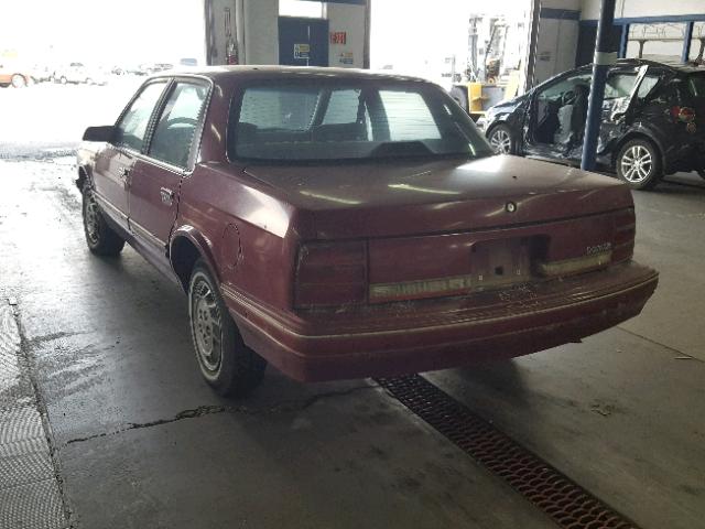 1G3AG54N2P6433183 - 1993 OLDSMOBILE CUTLASS CI MAROON photo 3