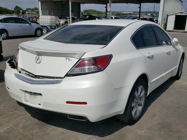 19UUA8F52DA008103 - 2013 ACURA TL TECH WHITE photo 4