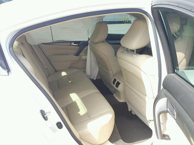 19UUA8F52DA008103 - 2013 ACURA TL TECH WHITE photo 6