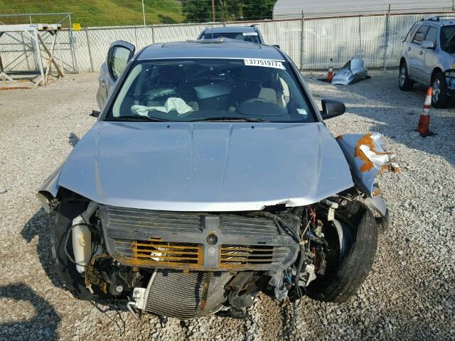 1B3LC56K48N560209 - 2008 DODGE AVENGER SX SILVER photo 9