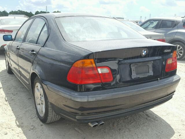 WBAAV33461FU78294 - 2001 BMW 325 I BLACK photo 3