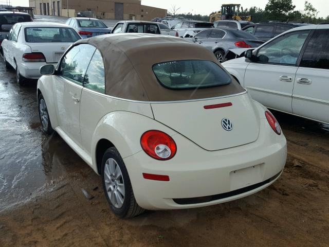 3VWPF31Y48M401754 - 2008 VOLKSWAGEN NEW BEETLE თეთრი ფოტო 3