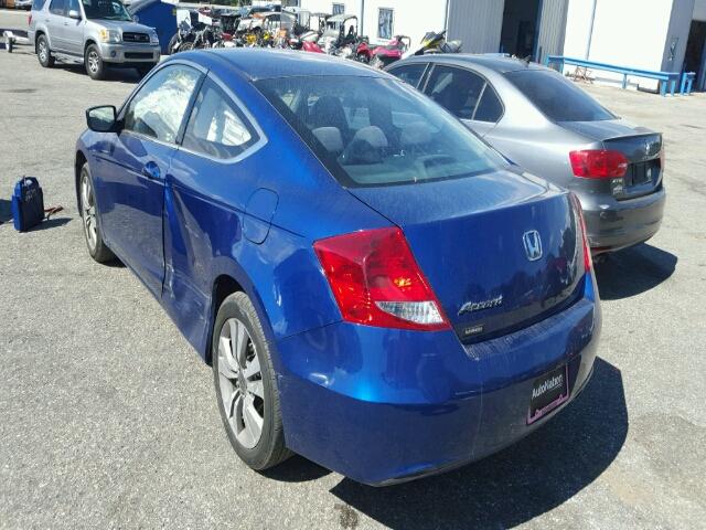 1HGCS1B35BA015225 - 2011 HONDA ACCORD LX- BLUE photo 3