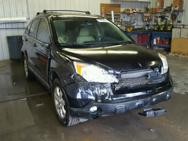 JHLRE48538C020515 - 2008 HONDA CR-V BLACK photo 1