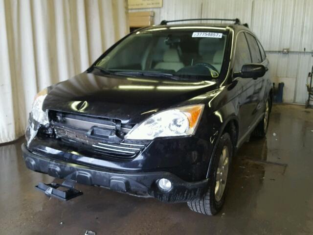 JHLRE48538C020515 - 2008 HONDA CR-V BLACK photo 2