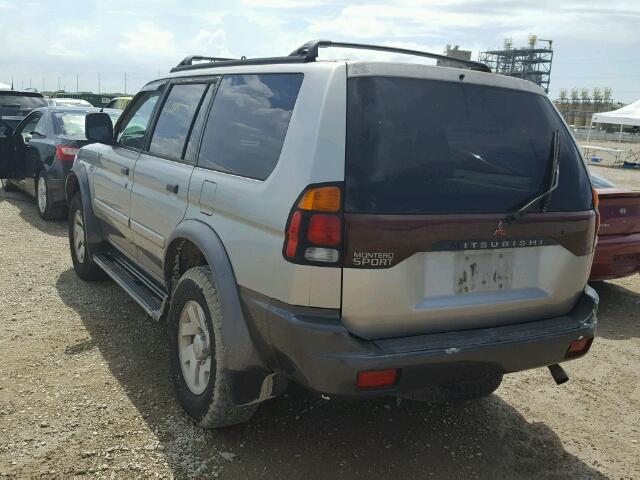 JA4LS31H0YP058667 - 2000 MITSUBISHI MONTERO SP SILVER photo 3