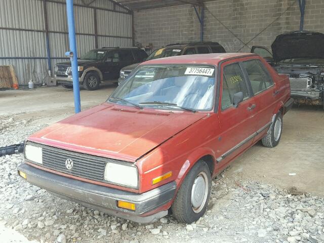 WVWGA0165GW496516 - 1986 VOLKSWAGEN JETTA DELU RED photo 2