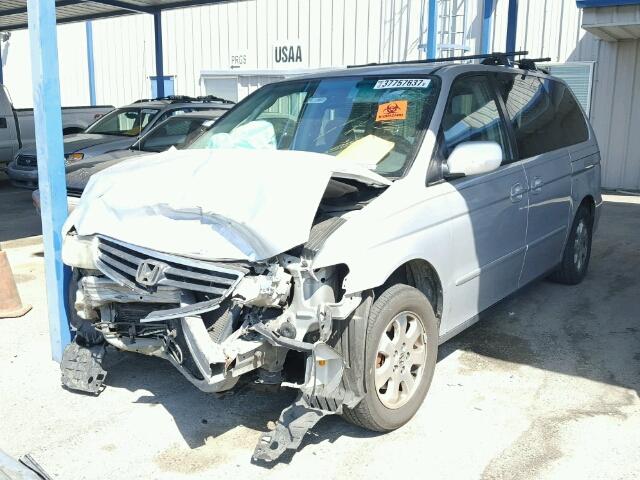 2HKRL18612H550343 - 2002 HONDA ODYSSEY EX SILVER photo 2