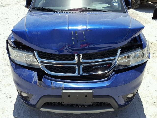 3C4PDCBG3CT270040 - 2012 DODGE JOURNEY SX BLUE photo 7