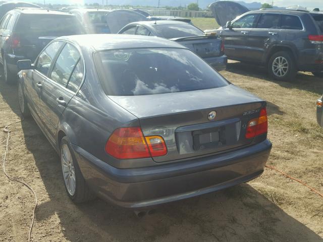 WBAEW53463PG21867 - 2003 BMW 330 XI CHARCOAL photo 3