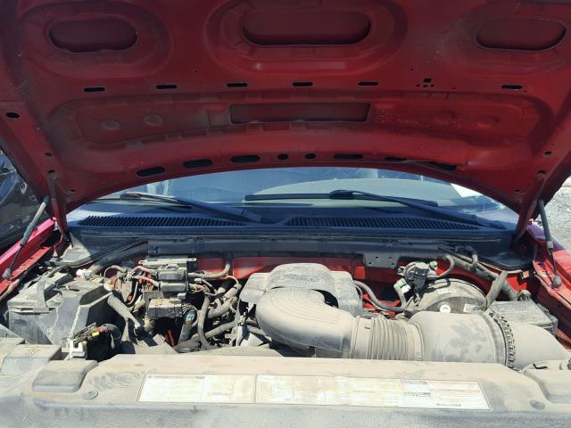 1FTEF2761WNA07271 - 1998 FORD F250 RED photo 7