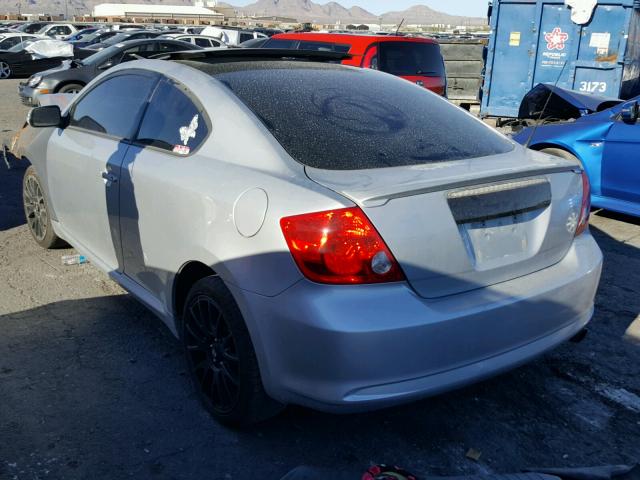 JTKDE177250010931 - 2005 TOYOTA SCION TC 银色 照片 3
