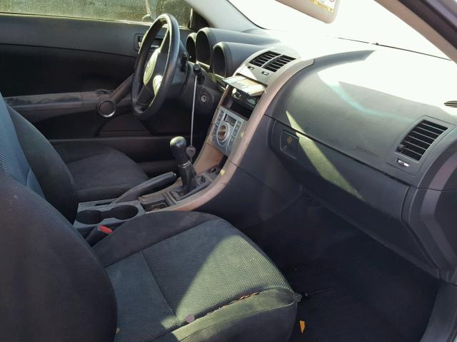 JTKDE177250010931 - 2005 TOYOTA SCION TC 银色 照片 5