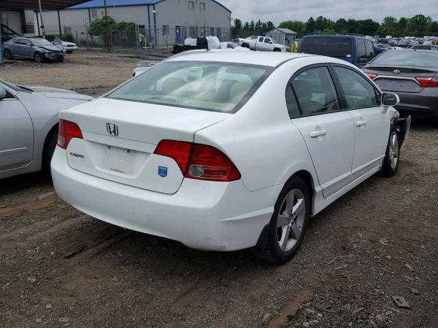 2HGFA16928H526447 - 2008 HONDA CIVIC EXL WHITE photo 4