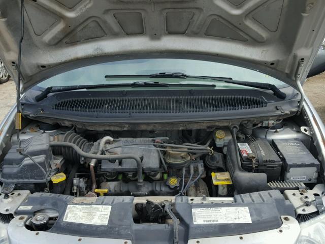 1C4GJ25371B136920 - 2001 CHRYSLER VOYAGER SILVER photo 7