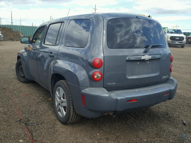 3GNCA13B59S639078 - 2009 CHEVROLET HHR LS GRAY photo 3