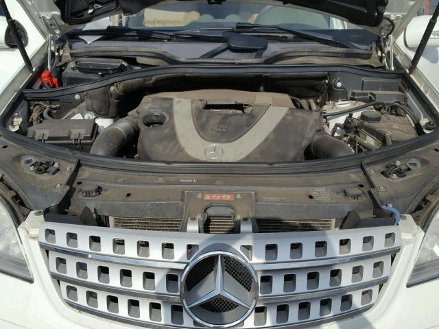 4JGBB86E48A436341 - 2008 MERCEDES-BENZ ML 350 WHITE photo 7