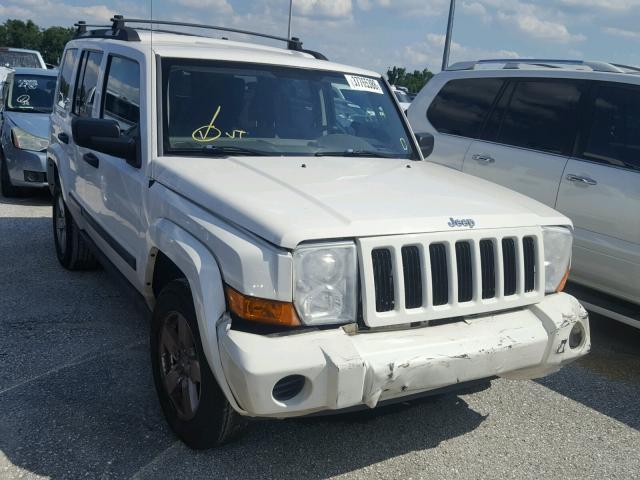 1J8HG48KX6C215493 - 2006 JEEP COMMANDER თეთრი ფოტო 1
