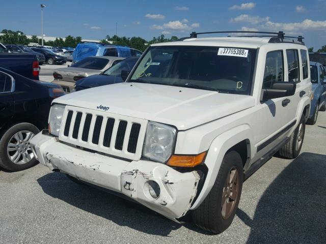 1J8HG48KX6C215493 - 2006 JEEP COMMANDER თეთრი ფოტო 2