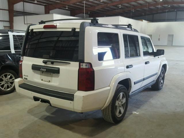 1J8HG48KX6C215493 - 2006 JEEP COMMANDER თეთრი ფოტო 4