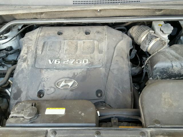 KM8JN72D58U760388 - 2008 HYUNDAI TUCSON SE SILVER photo 7