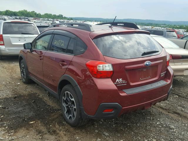 JF2GPABC3G8220351 - 2016 SUBARU CROSSTREK BURGUNDY photo 3