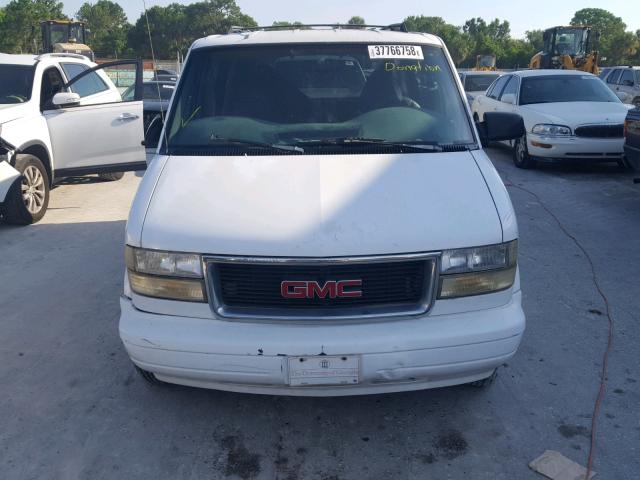 1GKDM19WXVB543438 - 1997 GMC SAFARI XT WHITE photo 9