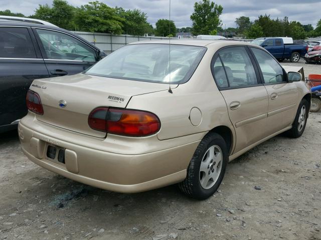 1G1NE52JX3M615834 - 2003 CHEVROLET MALIBU LS BEIGE photo 4