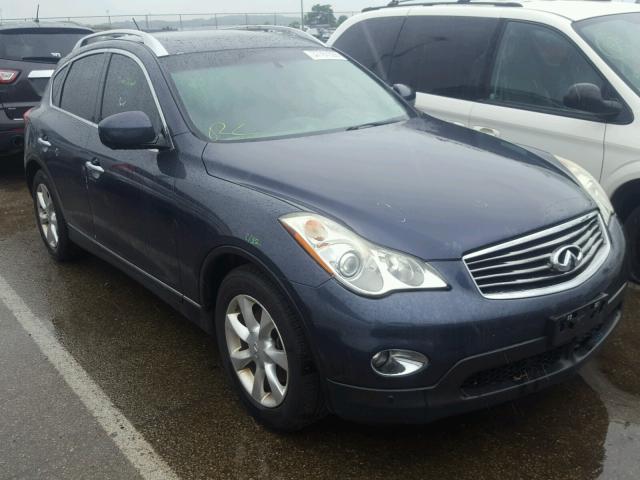 JN1AJ0HR7AM754434 - 2010 INFINITI EX35 BASE BLUE photo 1