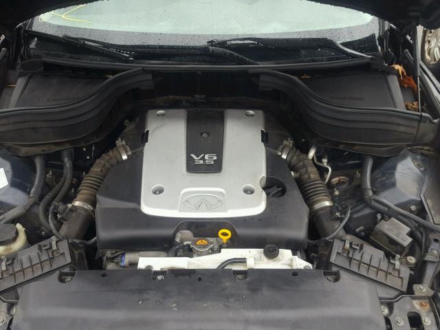 JN1AJ0HR7AM754434 - 2010 INFINITI EX35 BASE BLUE photo 7