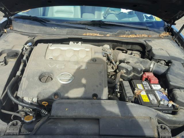 1N4BA41E34C855504 - 2004 NISSAN MAXIMA SE BLACK photo 7