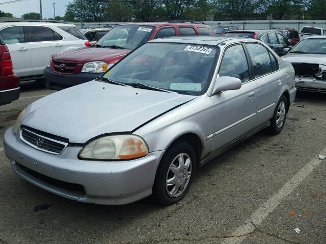 1HGEJ8643VL012307 - 1997 HONDA CIVIC EX ვერცხლისფერი ფოტო 2