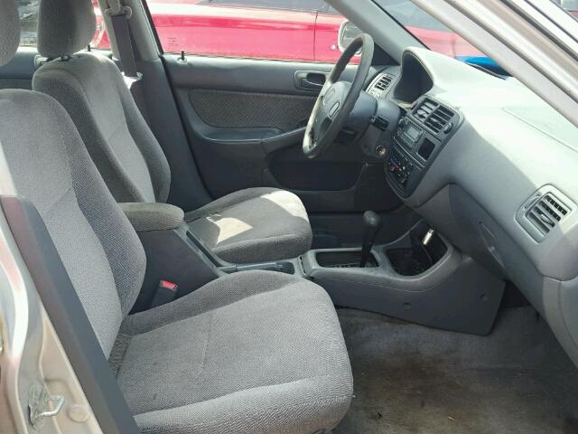 1HGEJ8643VL012307 - 1997 HONDA CIVIC EX ვერცხლისფერი ფოტო 5