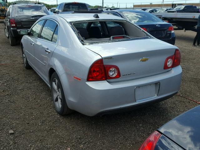 1G1ZC5EU1CF392892 - 2012 CHEVROLET MALIBU 1LT SILVER photo 3